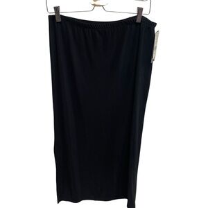 AGB stretchy black witchy skirt whimsigoth stretchy XL Jersey knit
